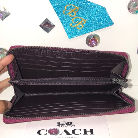 COACH💞MINI SAGE CARRYALL + WALLET METALLIC PINK - Picture 7 of 7